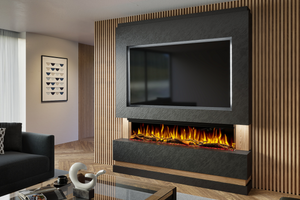 Pre-Built Media  Package 14 including Electric Fire