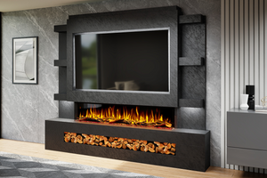 Pre-Built Media  Package 15 including Electric Fire