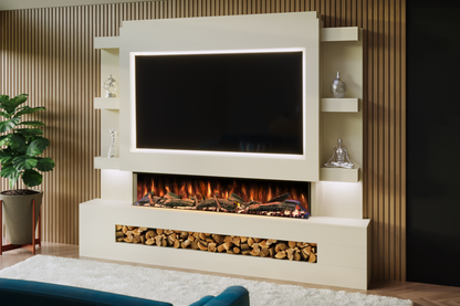 Pre-Built Media  Package 15 including Electric Fire