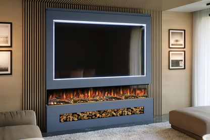 Pre-Built Media  Package 16 including Electric Fire