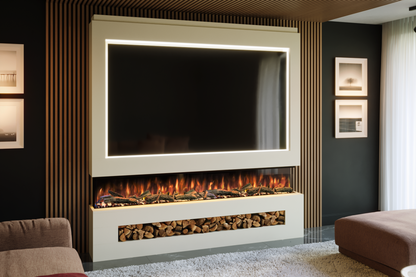 Pre-Built Media  Package 16 including Electric Fire