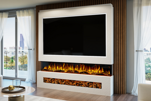 Pre-Built Media  Package 16 including Electric Fire