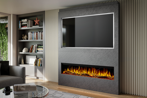 Pre-Built Media Package 17 including Electric Fire