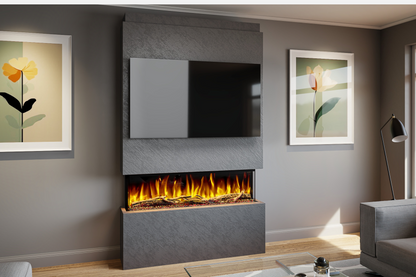 Pre-Built Media Package 18 including Electric Fire