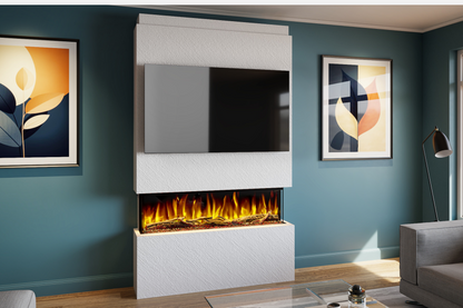 Pre-Built Media Package 18 including Electric Fire