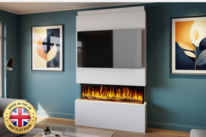 Pre-Built Media Package 18 including Electric Fire