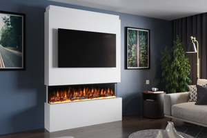 Pre-Built Media  Package 19 including Electric Fire