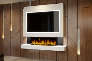 Pre-Built Media  Package 1 including Electric Fire