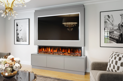 Pre-Built Media Package 21 including Electric Fire