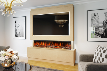 Pre-Built Media Package 21 including Electric Fire