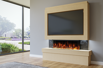 Pre-Built Media  Package 2 including Electric Fire