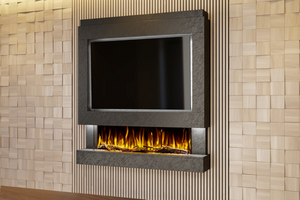 Pre-Built Media  Package 4 including Electric Fire