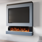 Pre-Built Media  Package 4 including Electric Fire