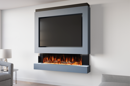 Pre-Built Media  Package 4 including Electric Fire