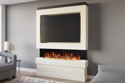 Pre-Built Media  Package 5 including Electric Fire