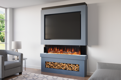 Pre-Built Media  Package 6 including Electric Fire