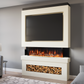 Pre-Built Media  Package 6 including Electric Fire