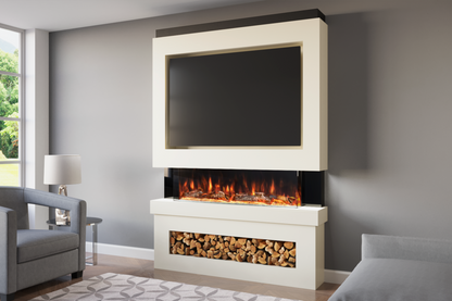 Pre-Built Media  Package 6 including Electric Fire