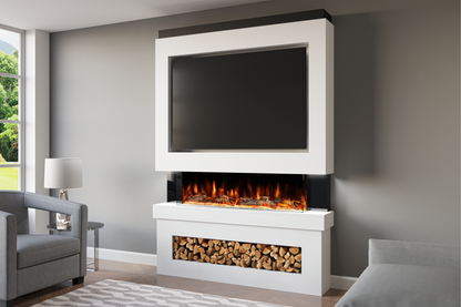 Pre-Built Media  Package 6 including Electric Fire