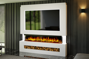 Pre-Built Media  Package 7 including Electric Fire