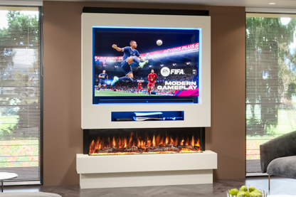 Pre-Built Media  Package 8 including Electric Fire