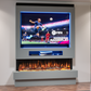 Pre-Built Media  Package 8 including Electric Fire