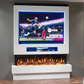 Pre-Built Media  Package 8 including Electric Fire