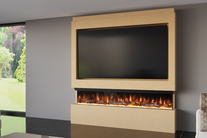 Pre-Built Media  Package 9 including Electric Fire