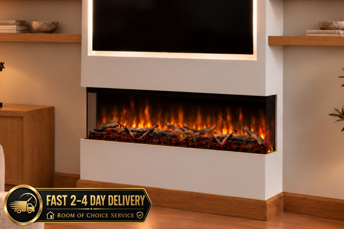 Evolution Fires Spectrum Slimline 44 Inch Media Wall Electric Fire