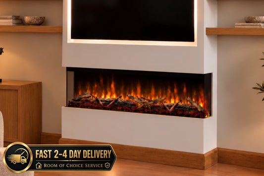 Evolution Fires Spectrum Slimline 44 Inch Media Wall Electric Fire