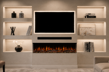 Evolution Fires Spectrum Slimline Series 50 Inch Media Wall Electric Fire