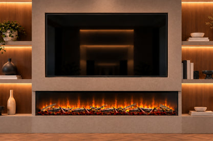 Evolution Fires Spectrum Slimline 82 Inch Media Wall Electric Fire