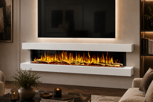 Evolution Fires - Studio 8 Wall-Mounted Electric Fireplace
