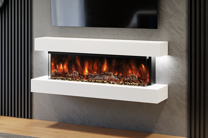 Evolution Fires - Studio 4 Wall-Mounted Electric Fireplace