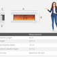 Evolution Fires Studio 4 Wall Mounted Electric Fireplace