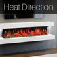 Evolution Fires Studio 6 Wall Mounted Electric Fireplace