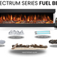 Evolution Fires Vegas 72 (Oak) Wall mounted Electric Fireplace