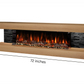 Evolution Fires Vegas 72 (Oak) Wall mounted Electric Fireplace