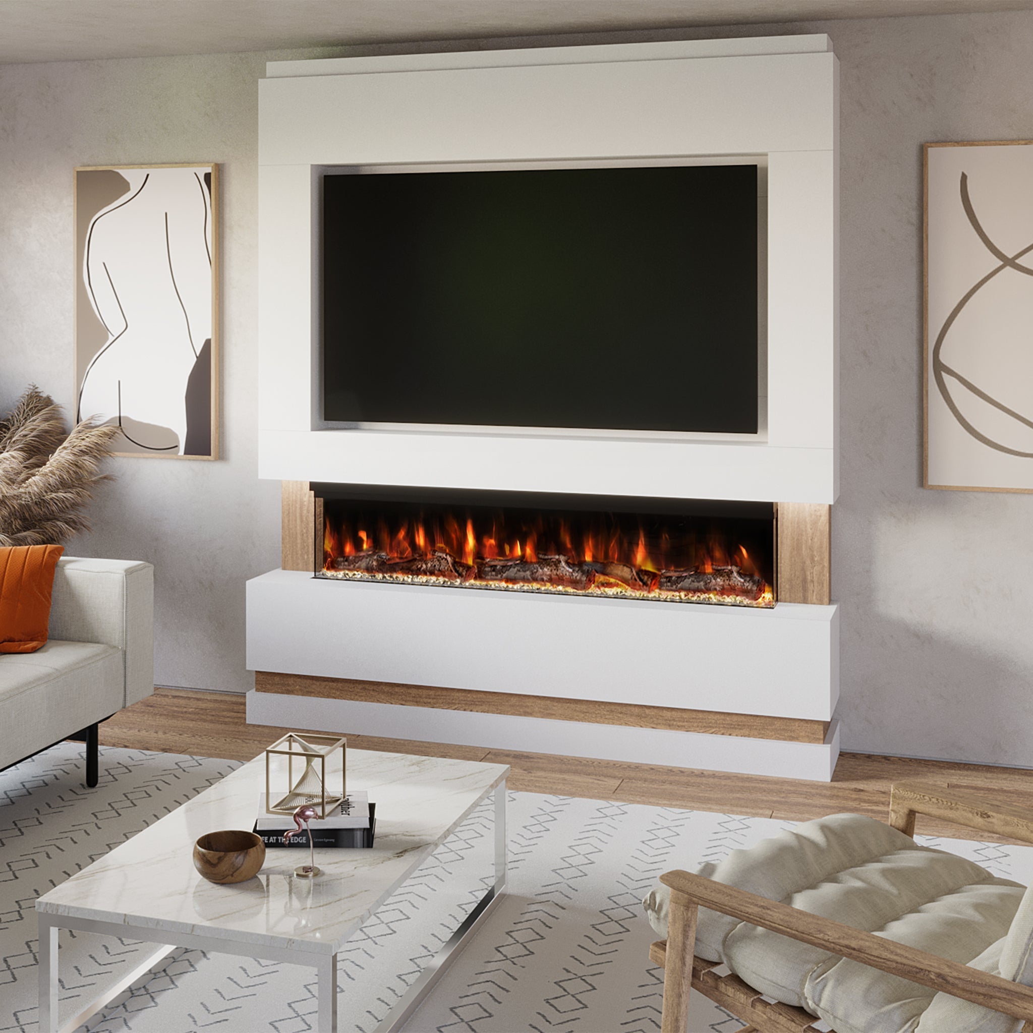 Electric Fireplace Package